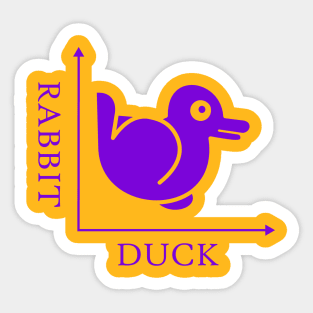 Duck Rabbit Illusion Sticker